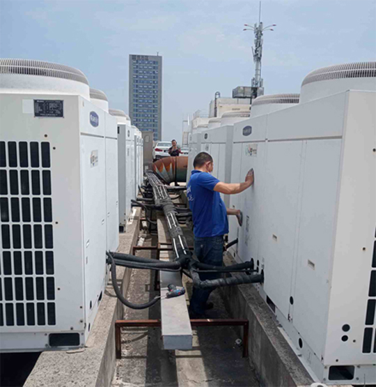 临湘中央空调制热和不制冷系统维修方法